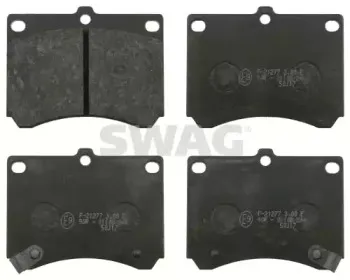 Комплект тормозных колодок, дисковый тормоз SWAG купить